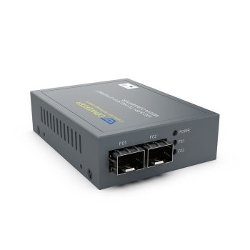  CTS CVT-5002SFP+ 10G Ethernet Fiber Media Converter, Standalone Media Converter