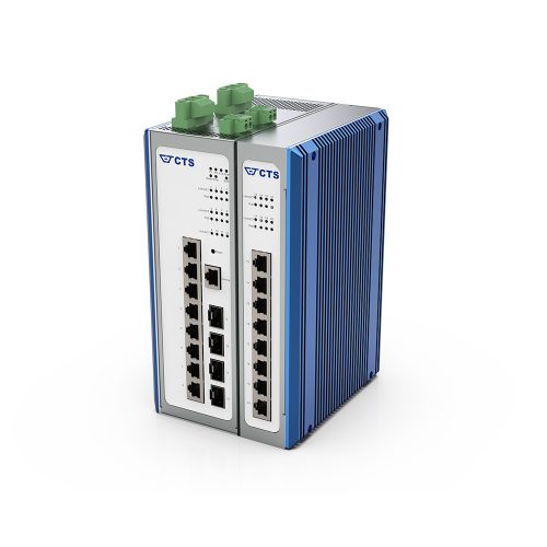 CTS IPS-3120-PoE++ 20-Port Managed Industrial 60W PoE Switch with 4-Port SFP