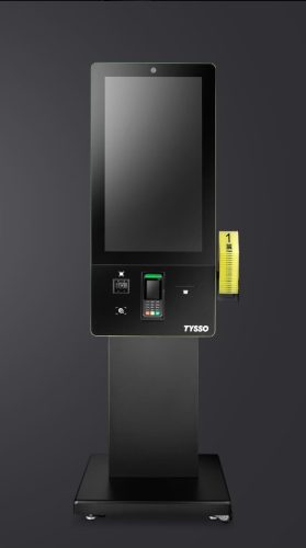 TYSSO FAMETECH KS-1X32 Széria - Falra szerelhető digitális érintőképernyős kioszk